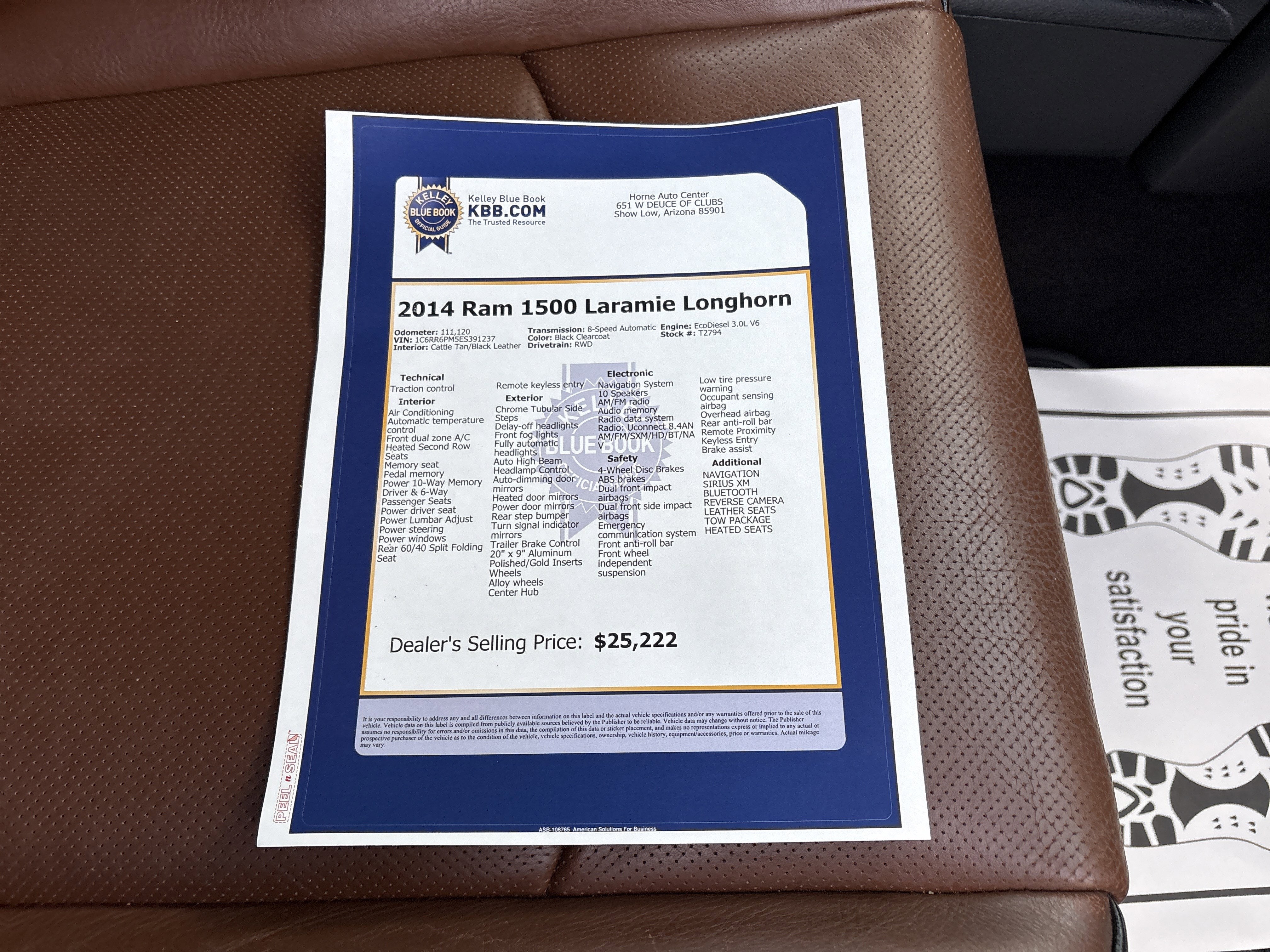 2014 RAM 1500 Longhorn