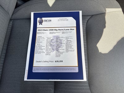 2023 RAM 1500 Big Horn