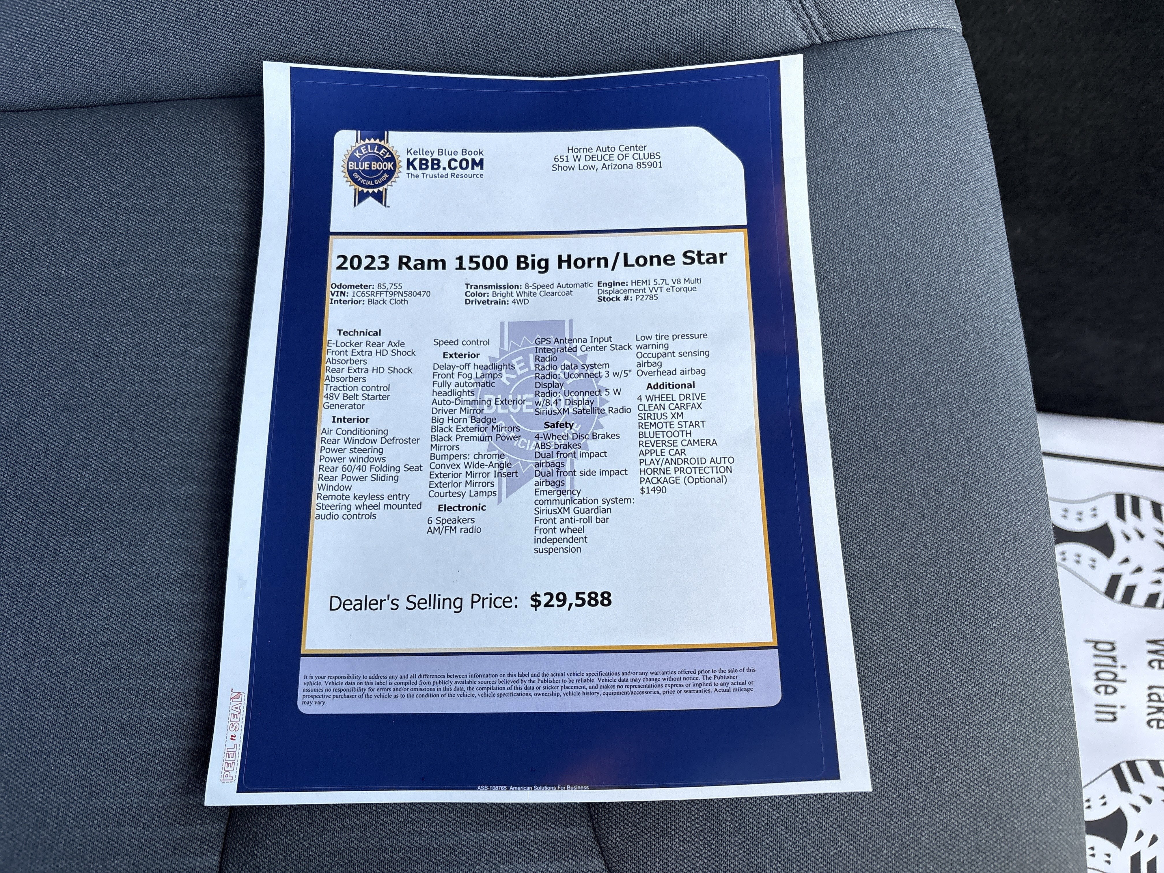 2023 RAM 1500 Big Horn