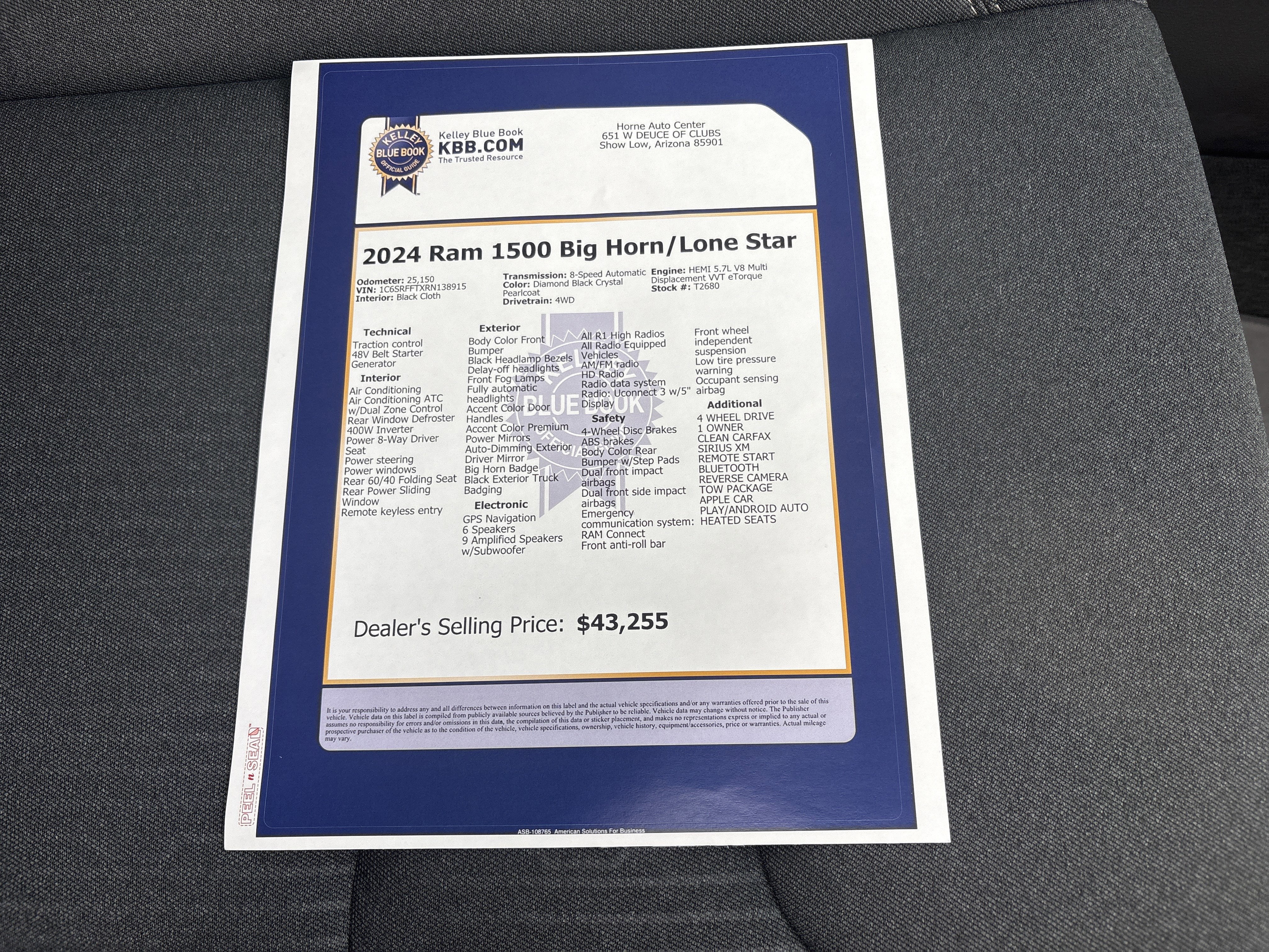 2024 RAM 1500 Big Horn