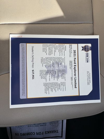 2021 Ford Explorer Limited