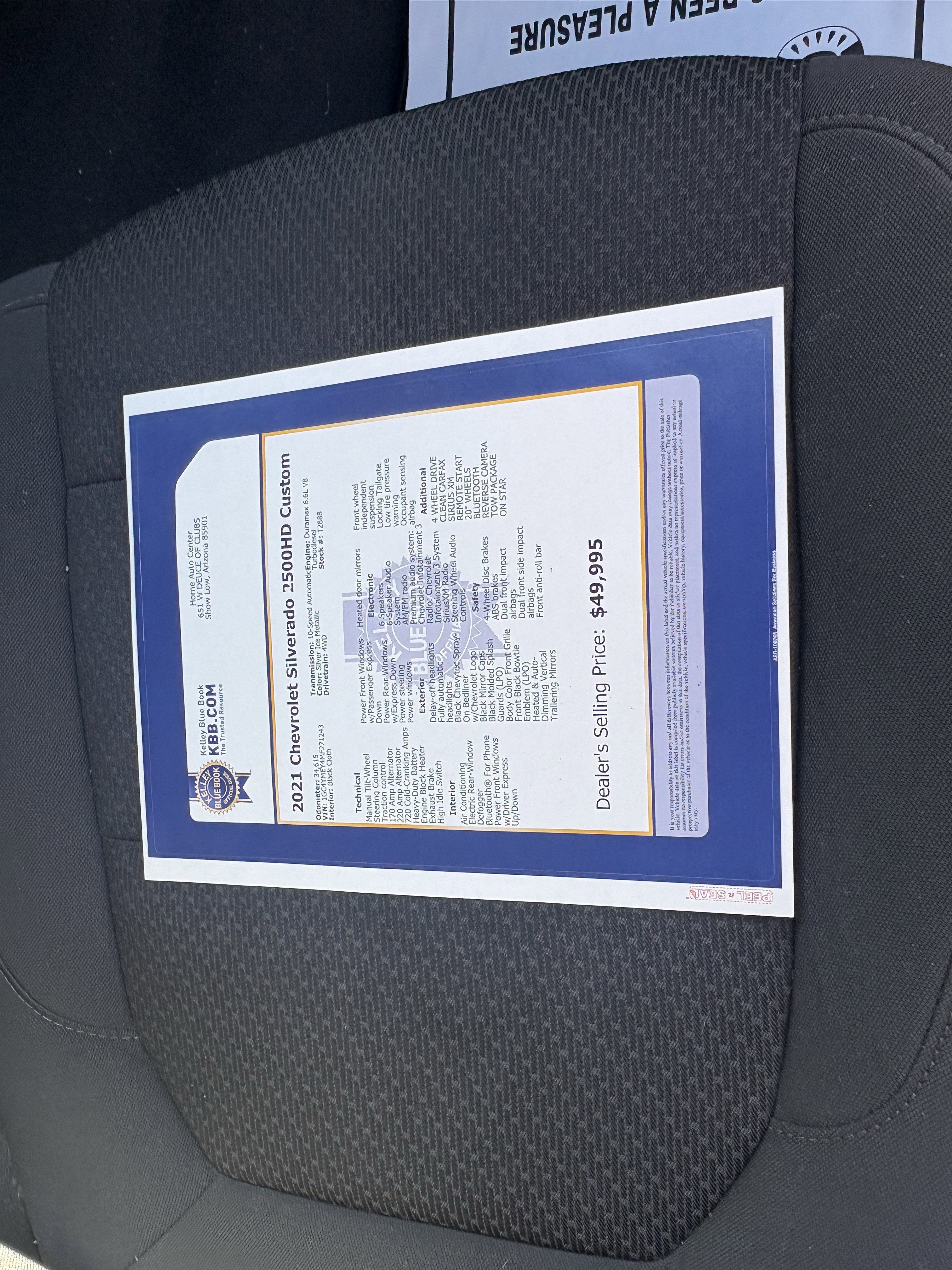 2021 Chevrolet Silverado 2500 HD Custom