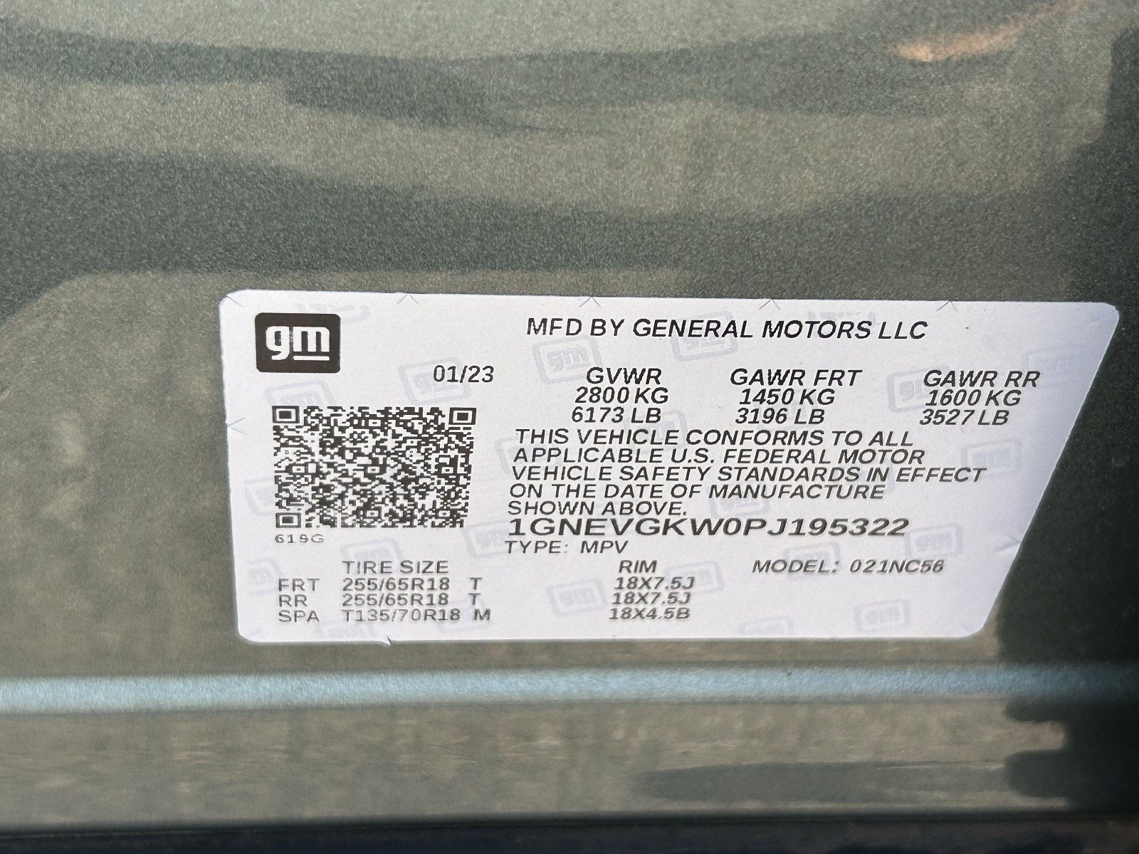 2023 Chevrolet Traverse LT Cloth