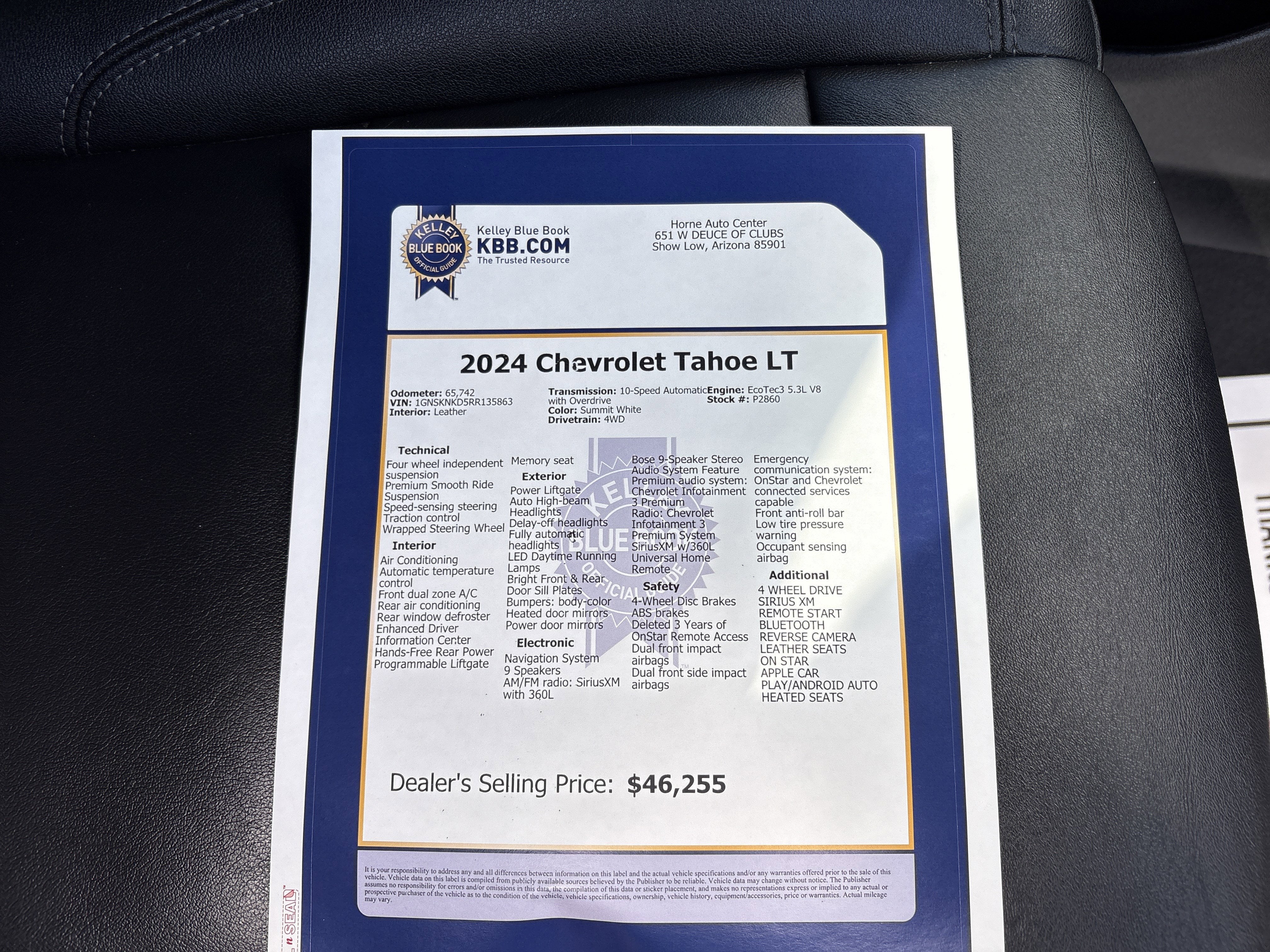 2024 Chevrolet Tahoe LT