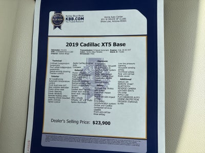 2019 Cadillac XT5 FWD