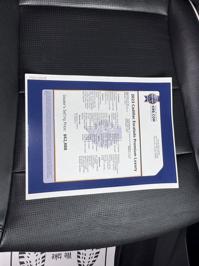 2023 Cadillac Escalade Premium Luxury