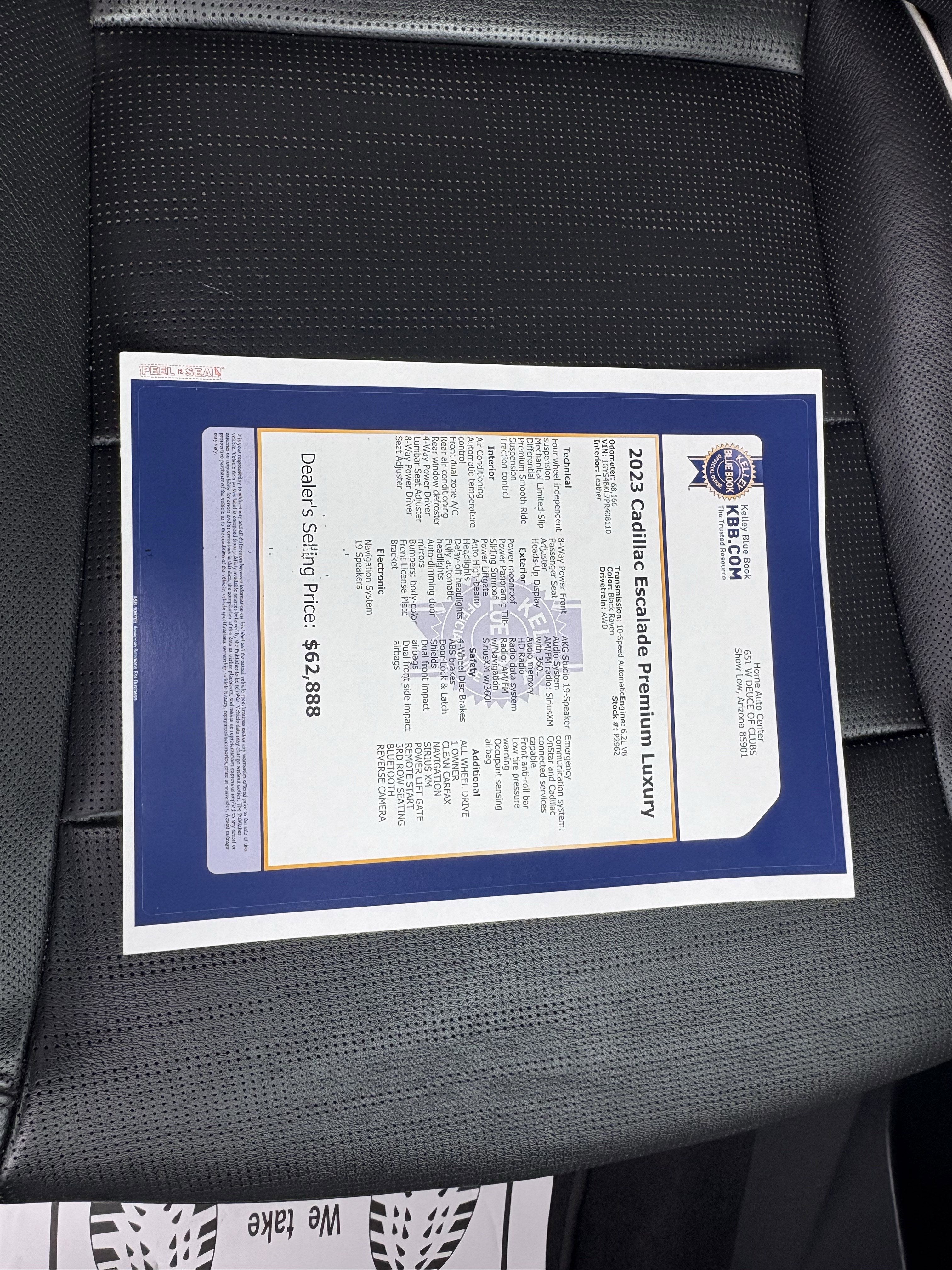 2023 Cadillac Escalade Premium Luxury