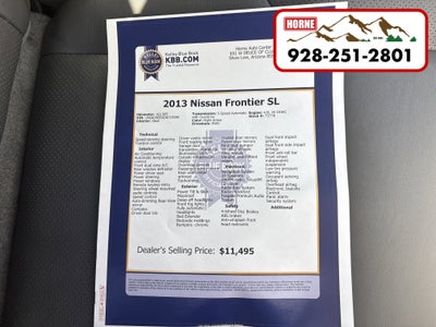 2013 Nissan Frontier SL