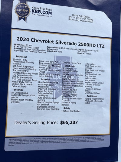 2024 Chevrolet Silverado 2500 HD LTZ