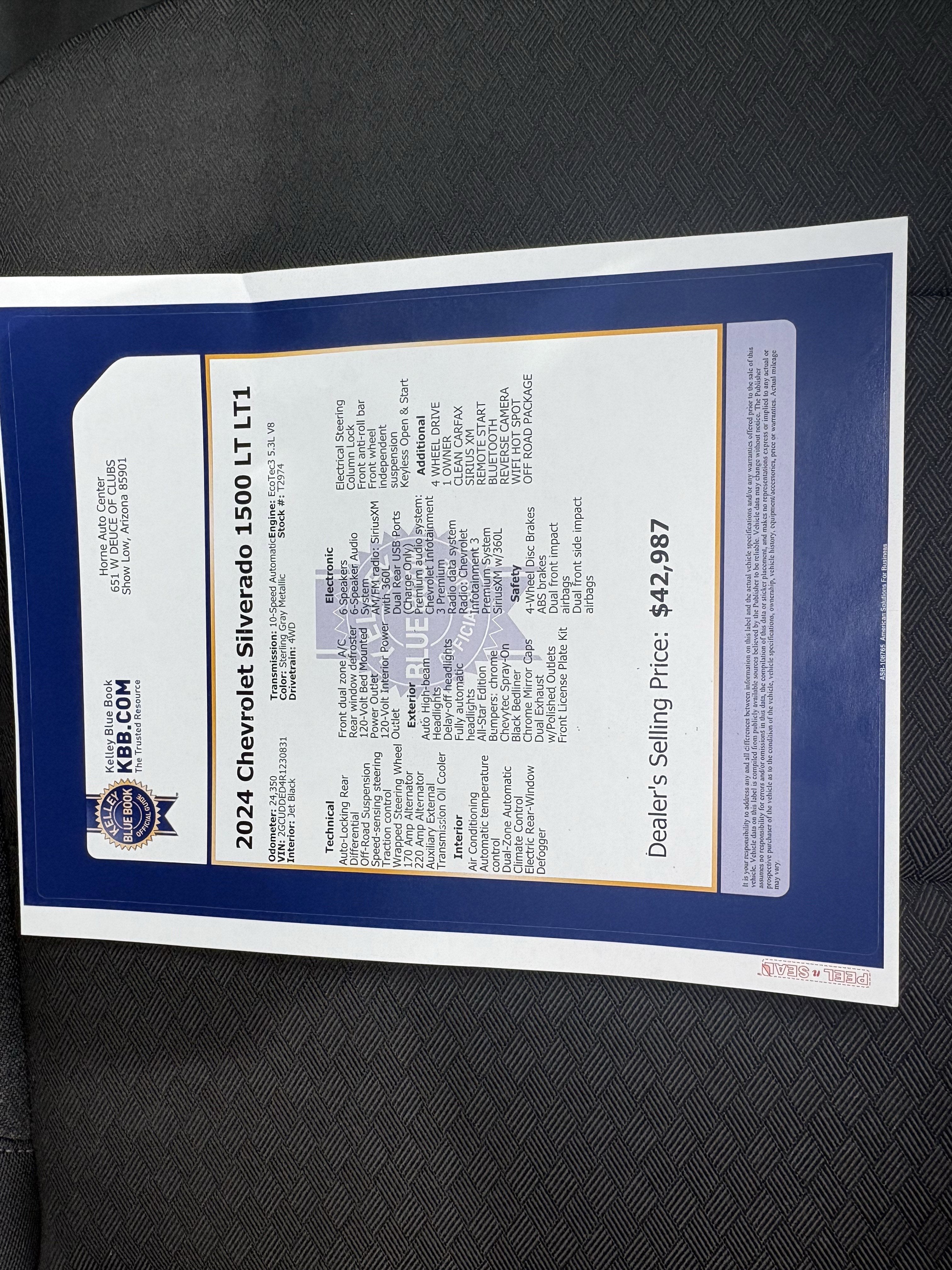 2024 Chevrolet Silverado 1500 LT