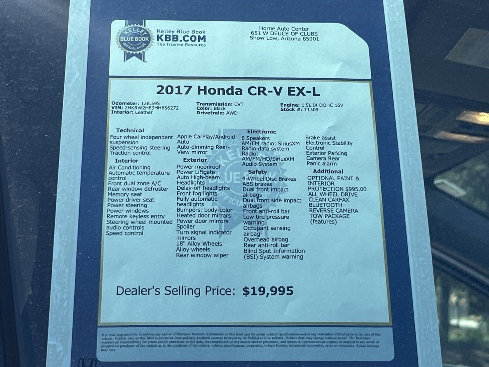 2017 Honda CR-V EX-L