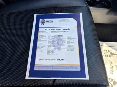 2015 RAM 2500 Laramie Power Wagon