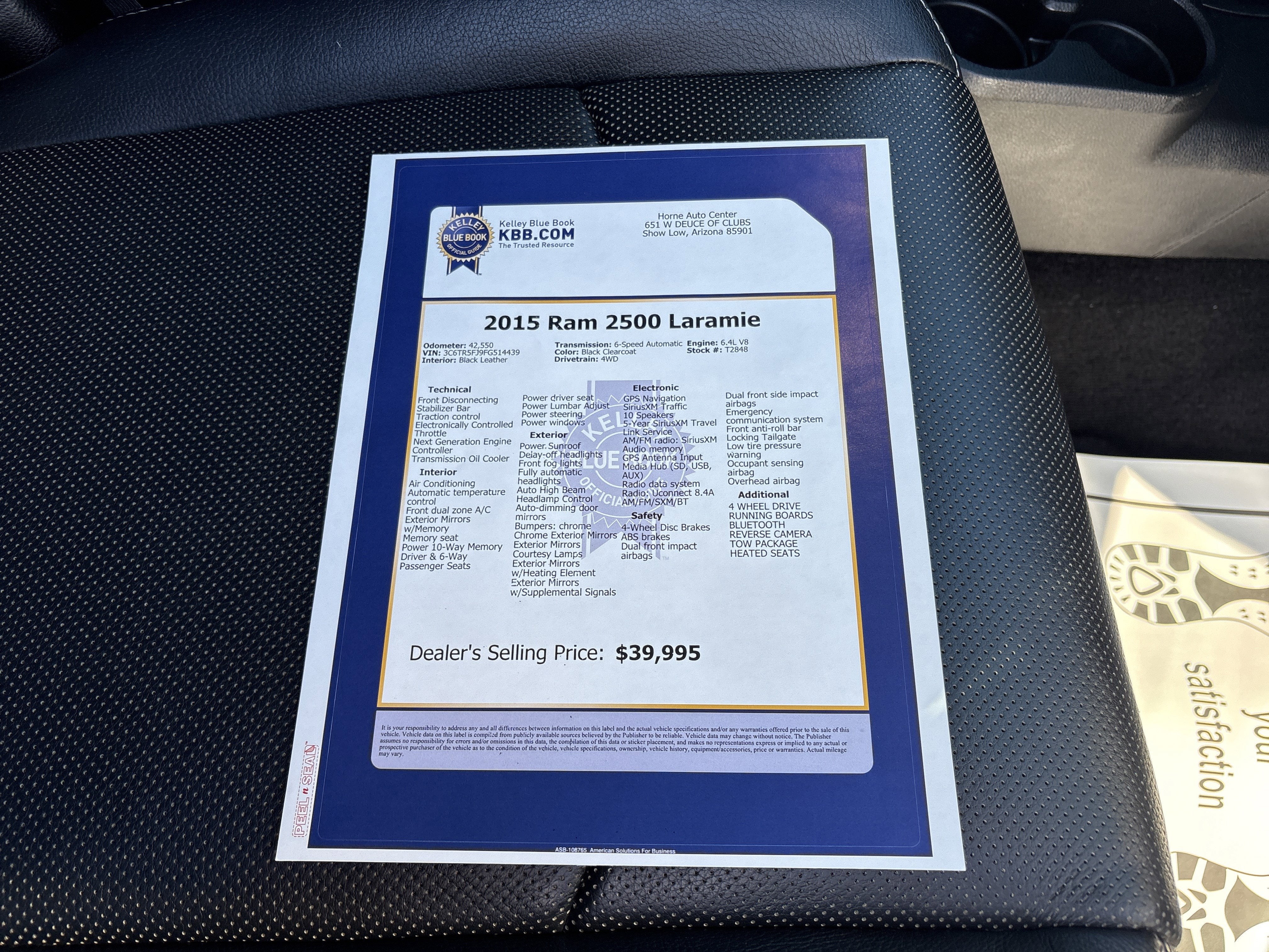 2015 RAM 2500 Laramie Power Wagon
