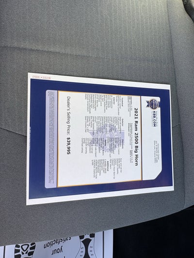 2021 RAM 2500 Big Horn