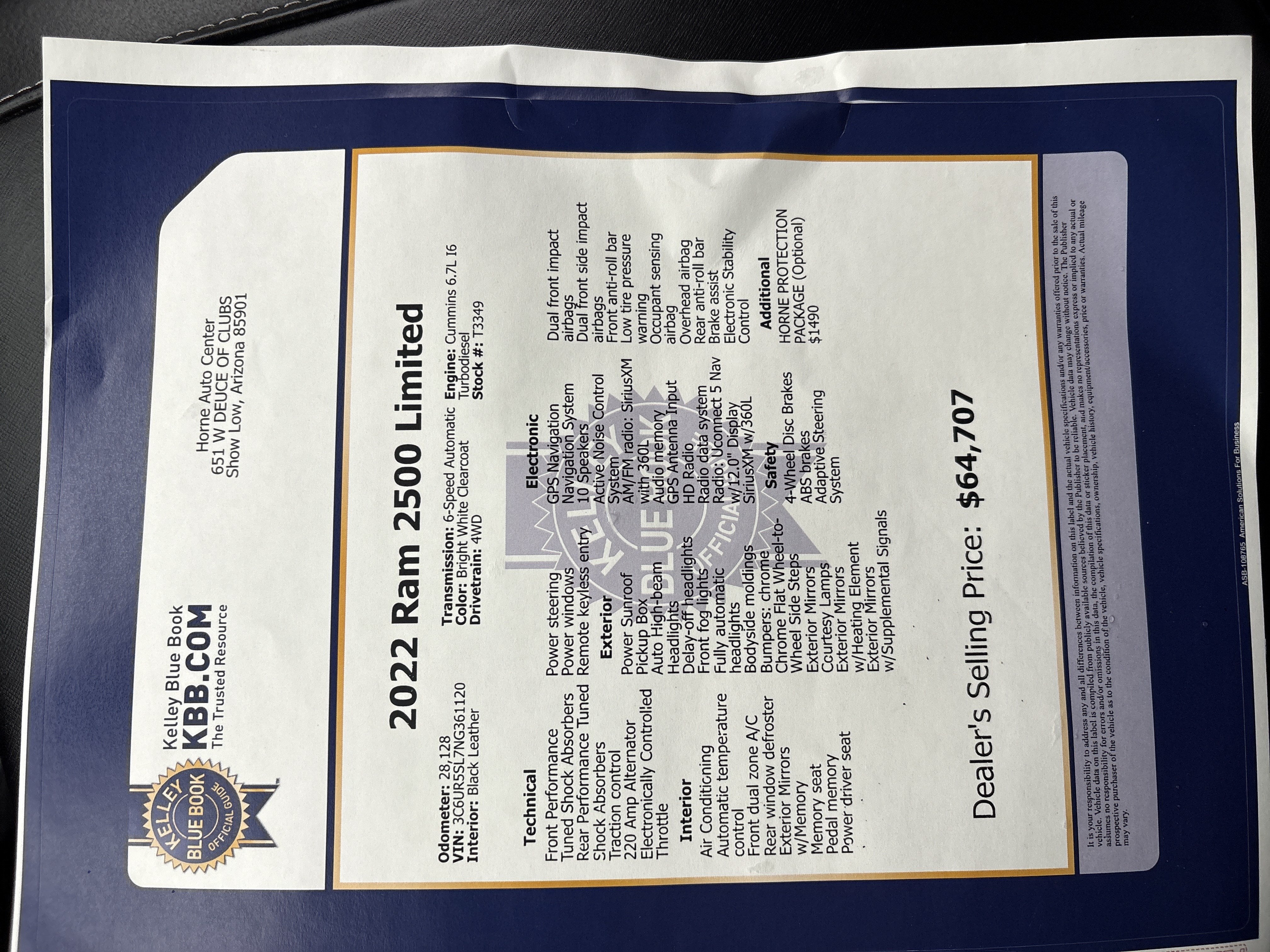 2022 RAM 2500 Limited