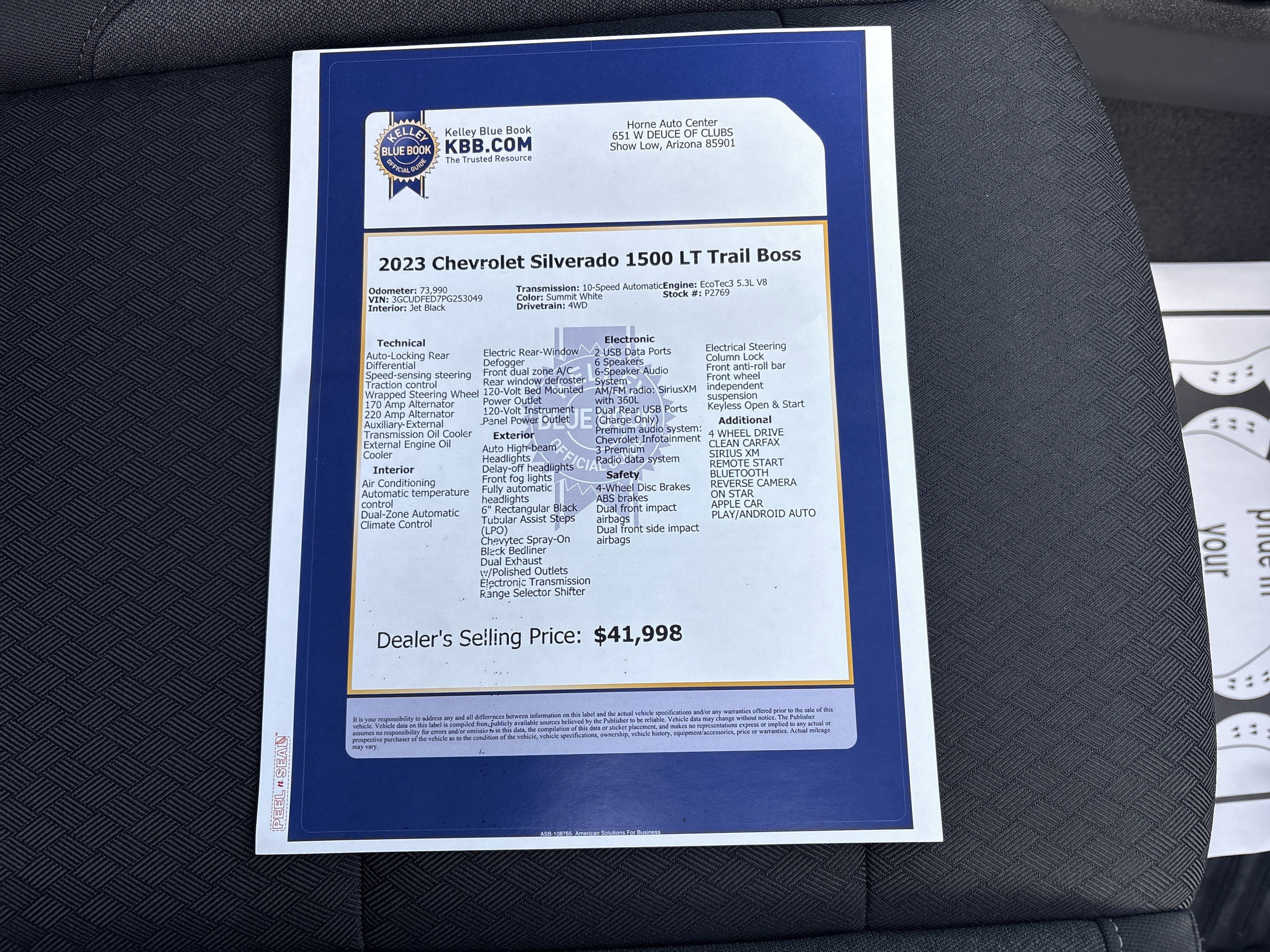 2023 Chevrolet Silverado 1500 LT Trail Boss