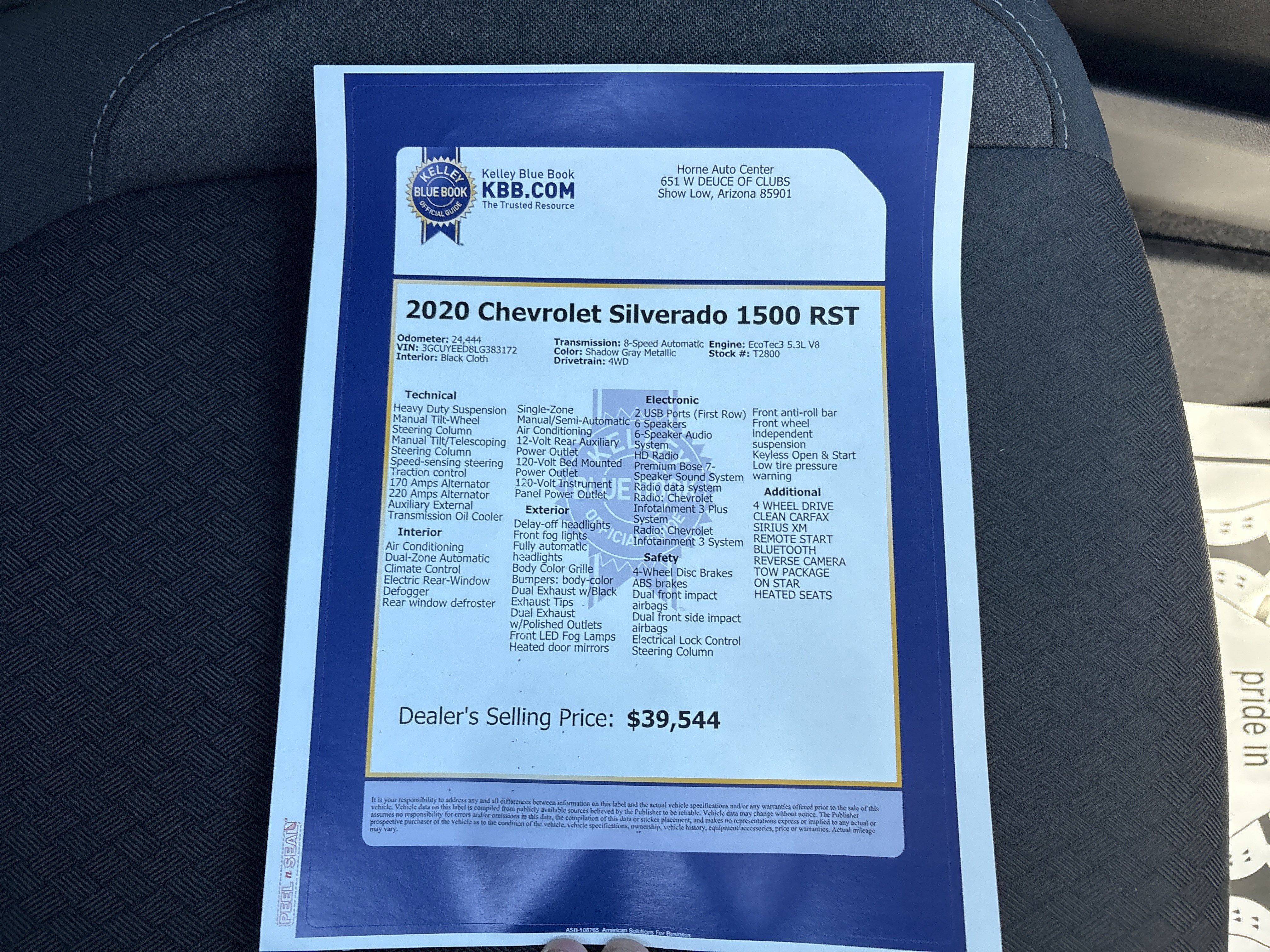 2020 Chevrolet Silverado 1500 RST