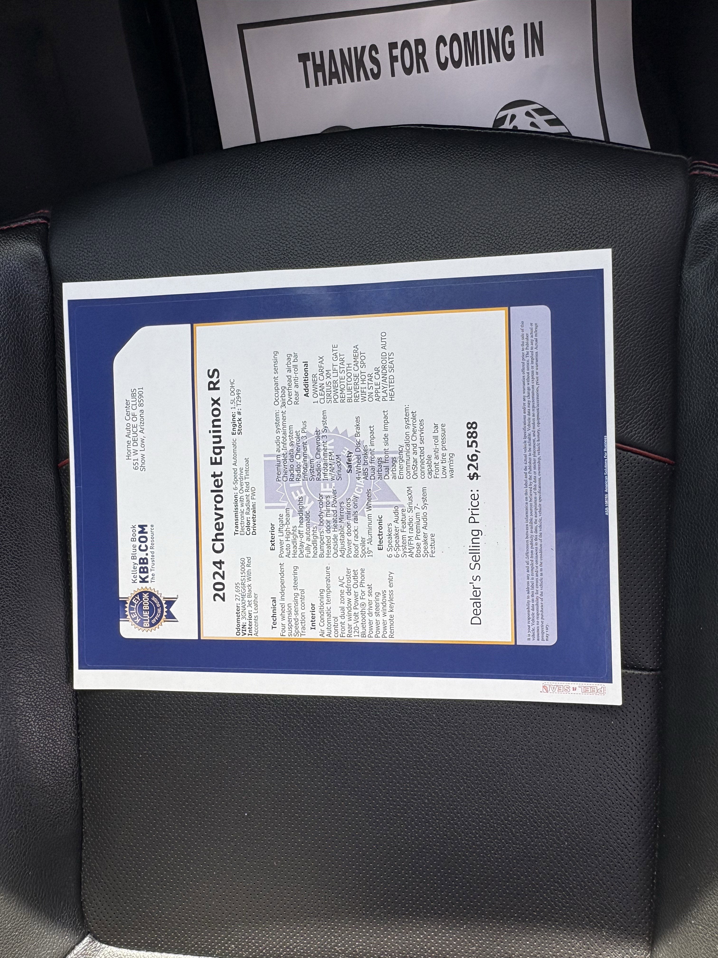 2024 Chevrolet Equinox RS