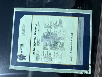 2020 Chevrolet Blazer LT