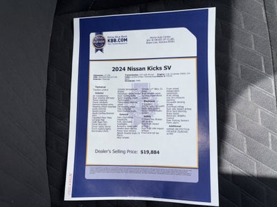 2024 Nissan Kicks SV