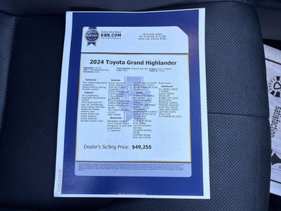 2024 Toyota Grand Highlander XLE