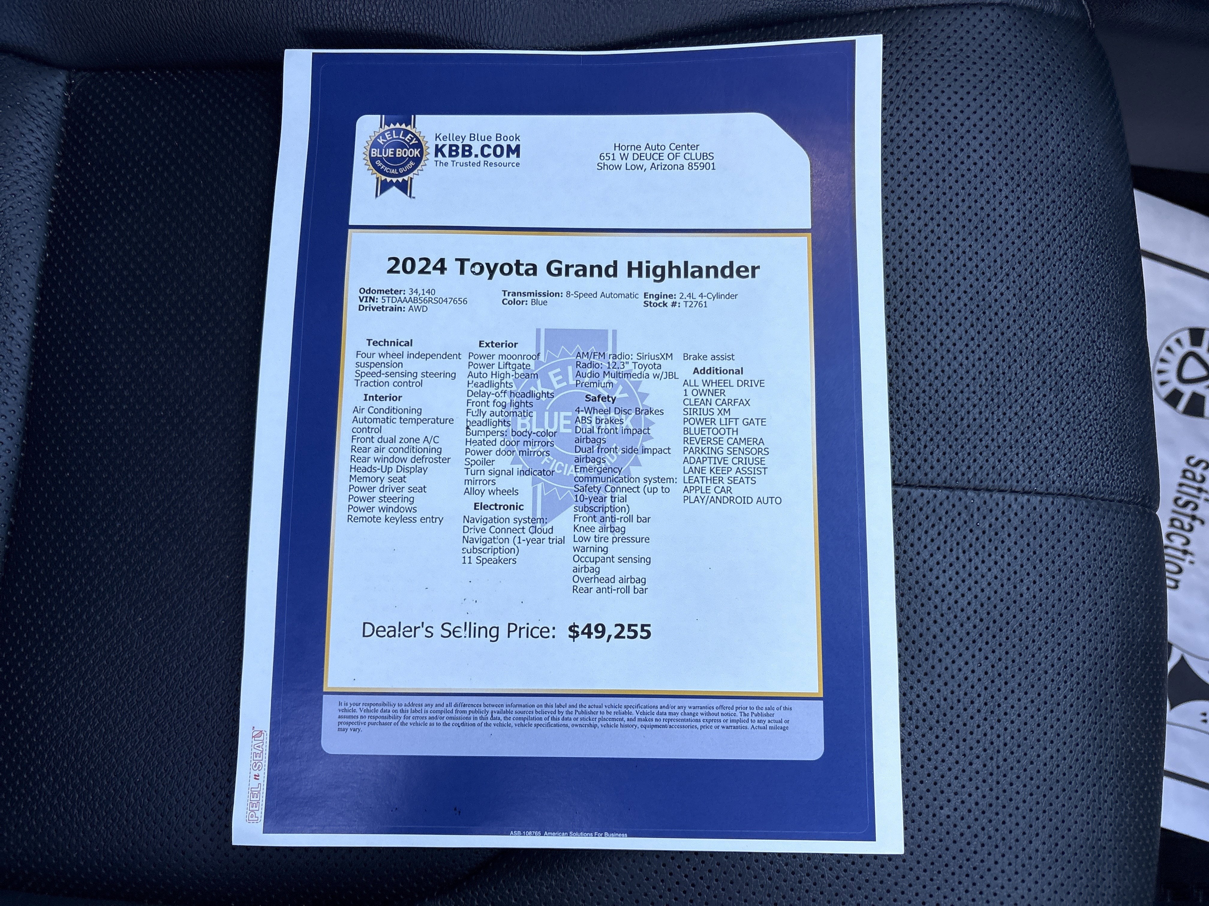 2024 Toyota Grand Highlander XLE