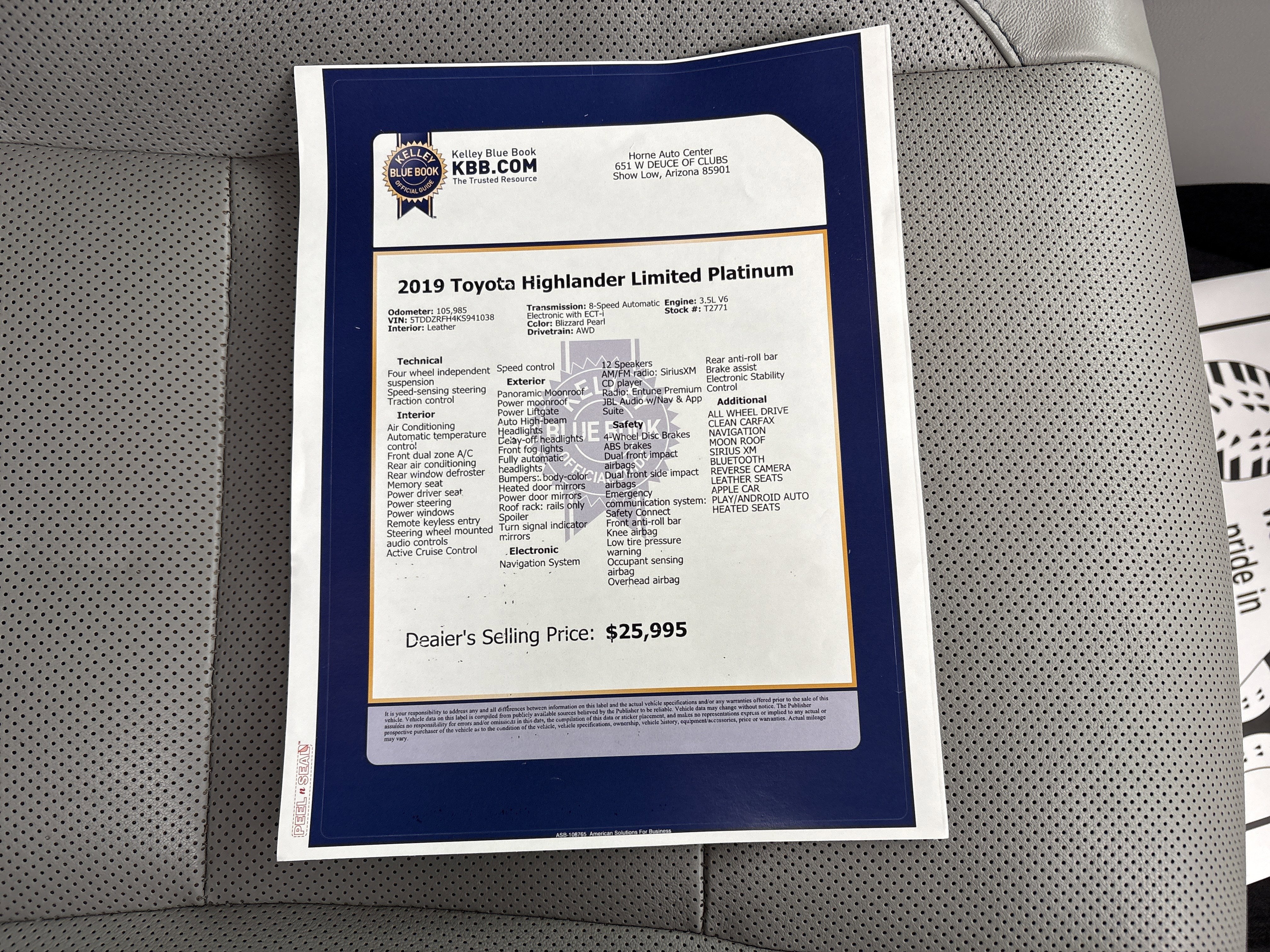 2019 Toyota Highlander Limited