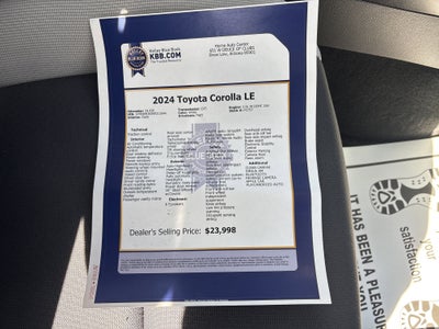 2024 Toyota Corolla LE