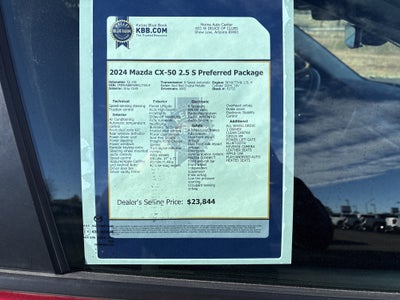 2024 Mazda Mazda CX-50 2.5 S Preferred Package