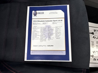 2024 Mitsubishi Outlander Sport S