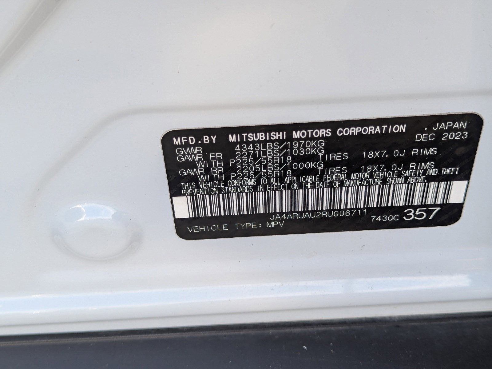 2024 Mitsubishi Outlander Sport S