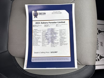 2021 Subaru Forester Limited