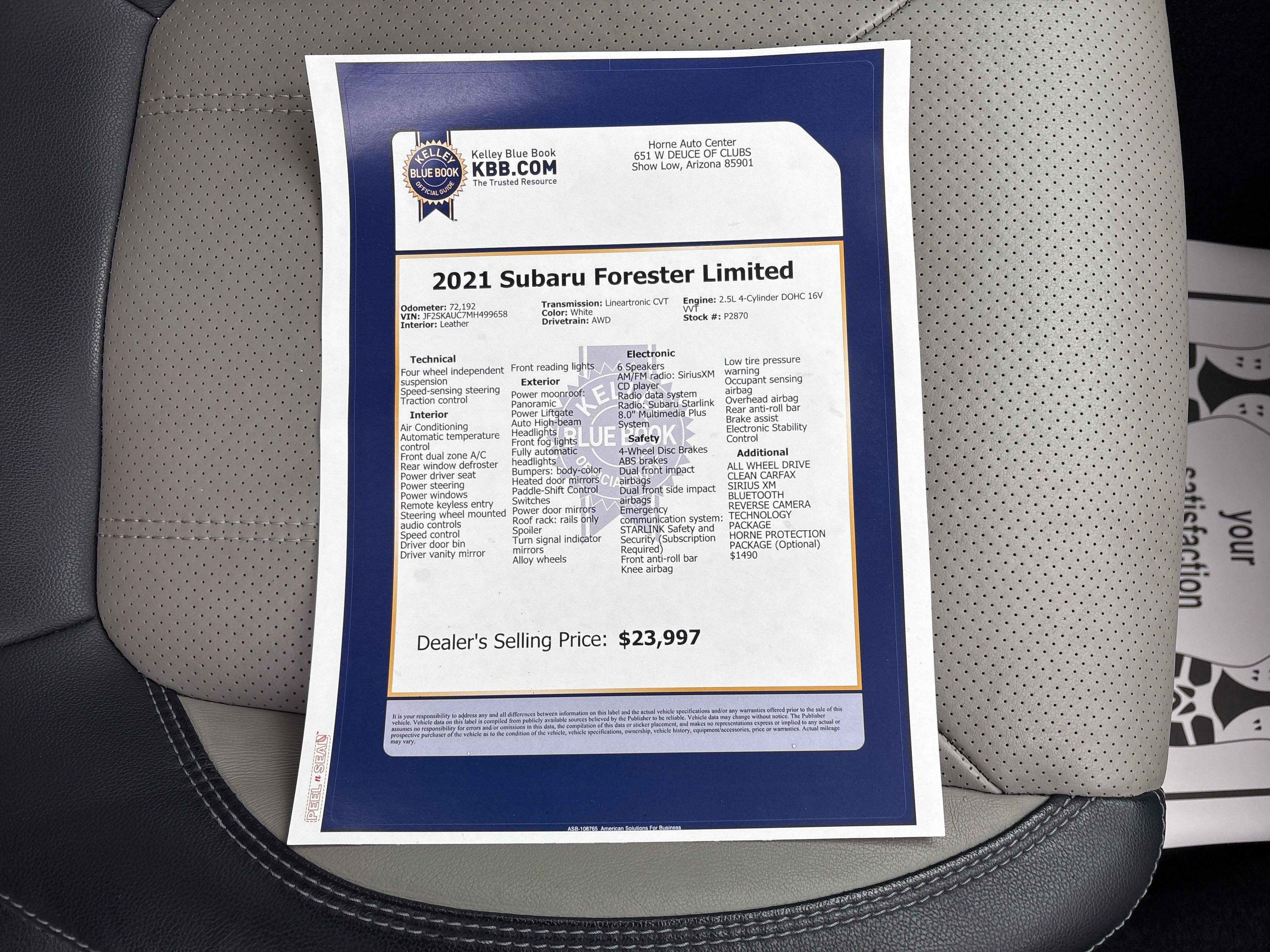 2021 Subaru Forester Limited