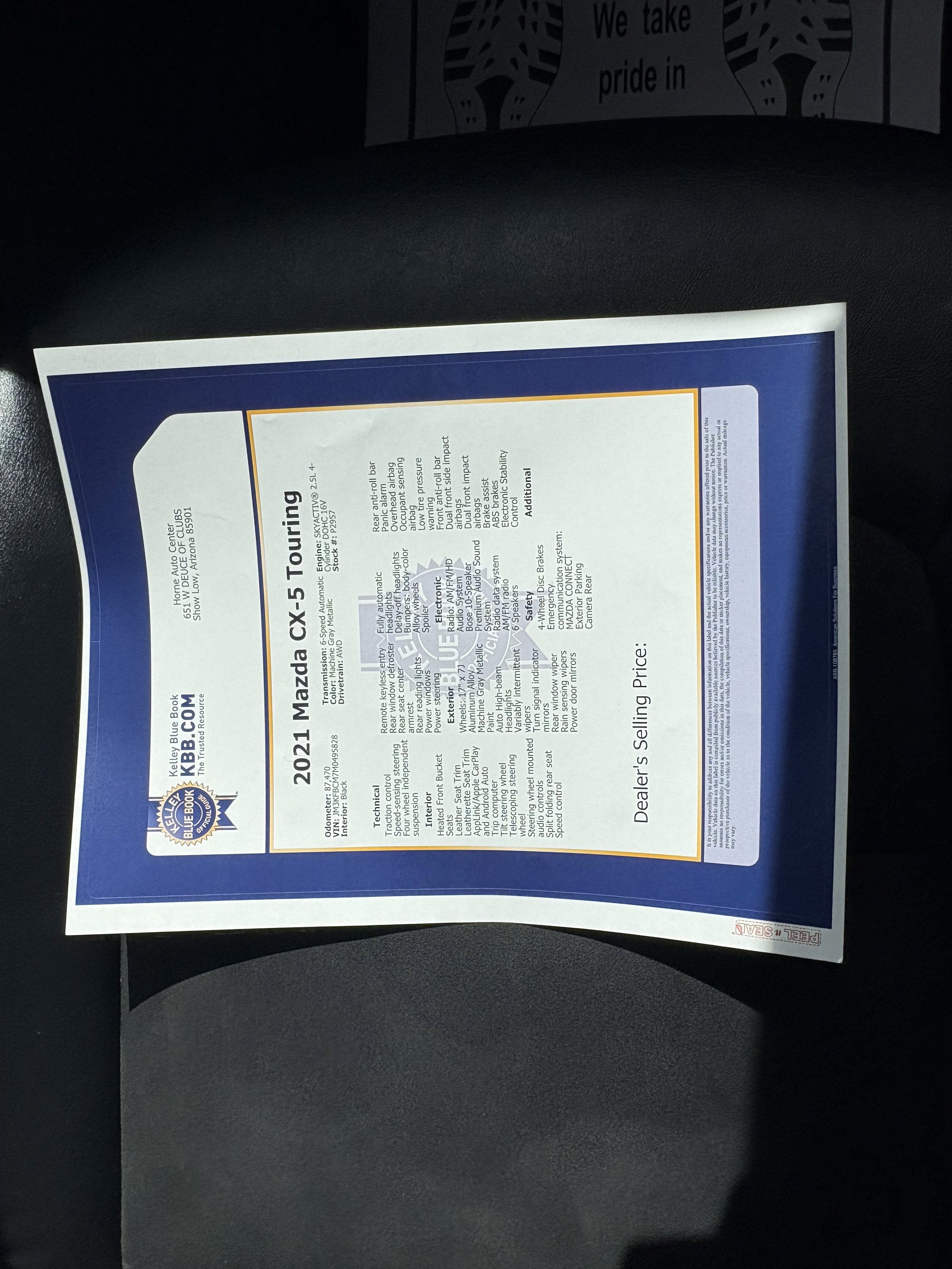 2021 Mazda Mazda CX-5 Touring