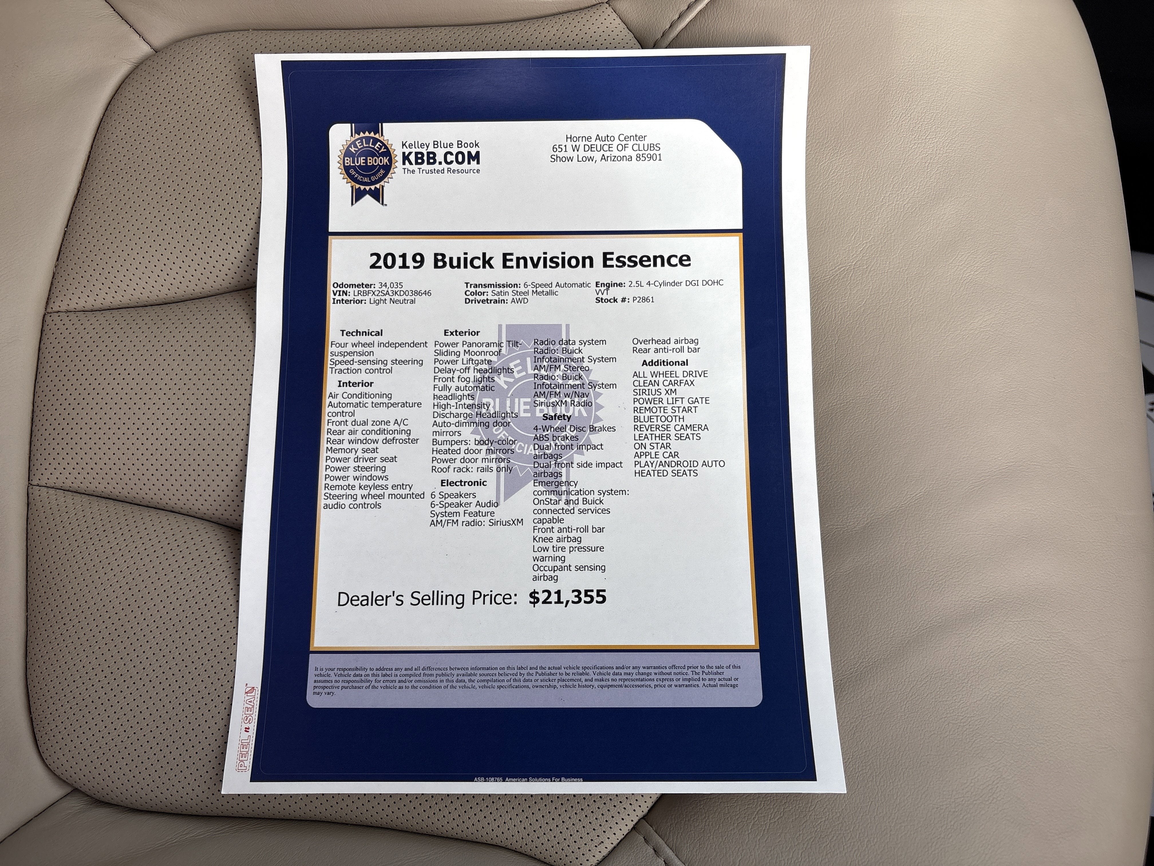 2019 Buick Envision Essence