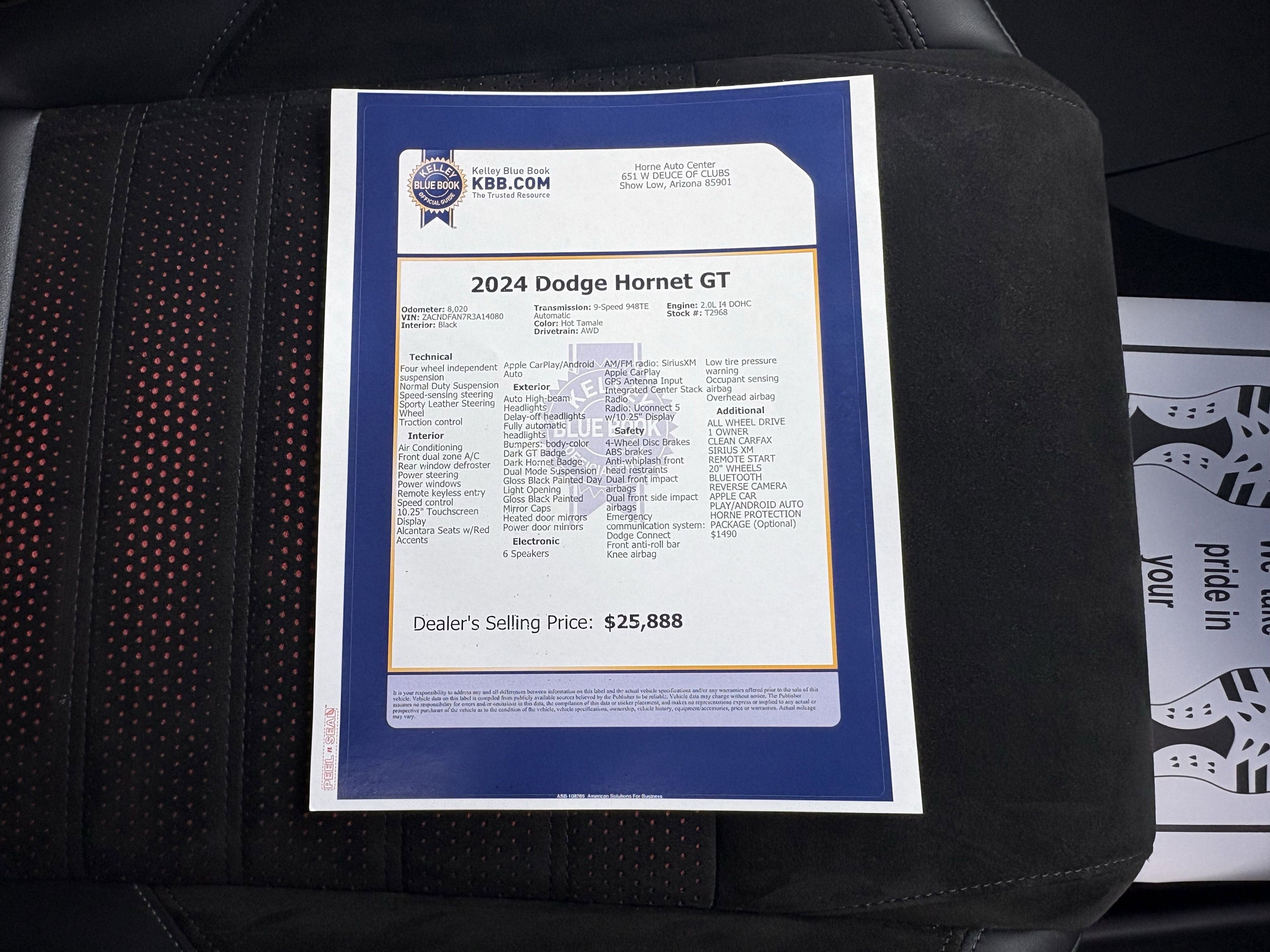 2024 Dodge Hornet GT